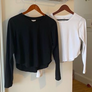cropped club Monaco long sleeve shirts